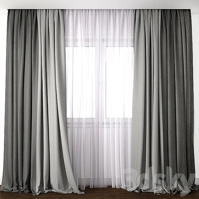 Curtain 48 3D Model Curtain 48 3D Model