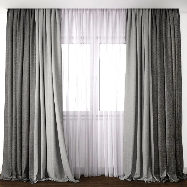 Curtain 48 3D Model