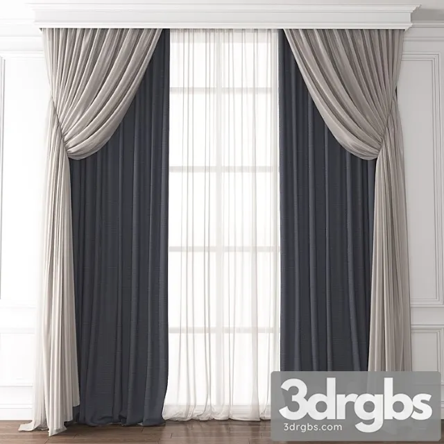 Curtain 480 1 3D Model Download