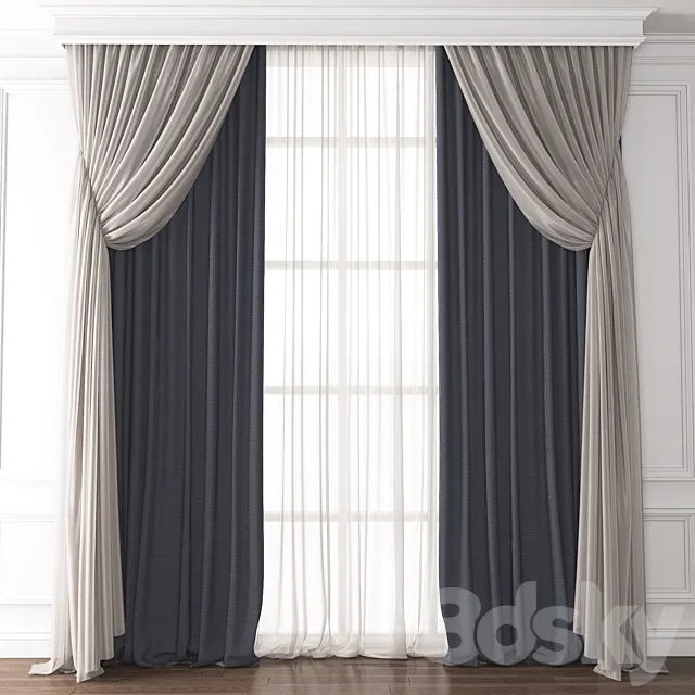 Curtain 480 3D Model Curtain 480 3D Model
