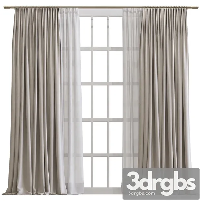 Curtain 481 3 3D Model Download