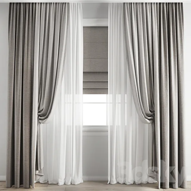 Curtain 485 3D Model