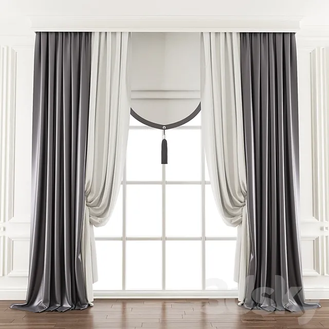 Curtain 494 3D Model Curtain 494 3D Model