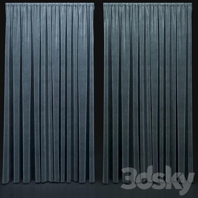 Curtain 495 3D Model Curtain 495 3D Model