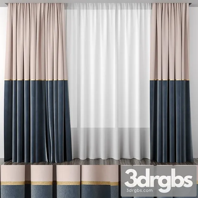 Curtain 50 3D Model Download