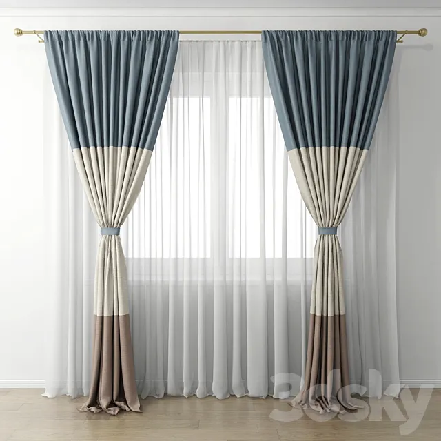 Curtain 50 3D Model Curtain 50 3D Model