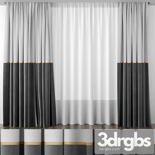 Curtain 51 (2) 3D Model Download