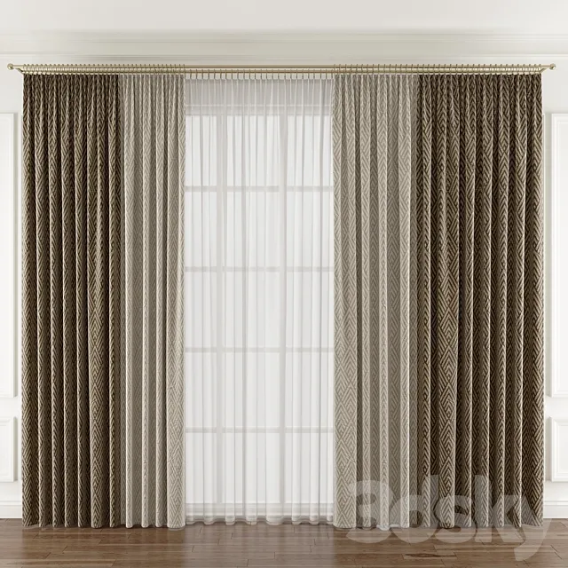 Curtain 514 3D Model Curtain 514 3D Model
