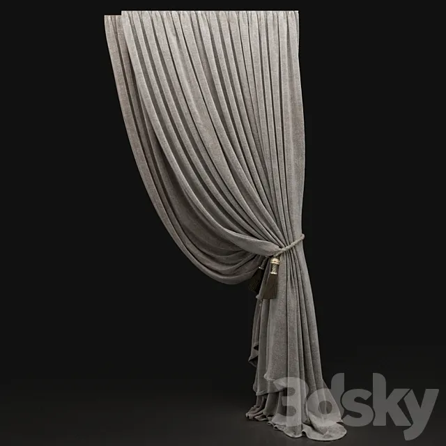 Curtain 518 3D Model Curtain 518 3D Model