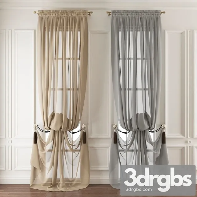 Curtain 518 3D Model Download