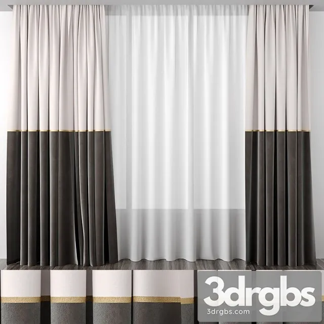 Curtain 52 3D Model Download