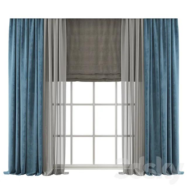 Curtain 521 3DModel Curtain 521 3DModel