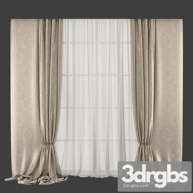 Curtain 523 3D Model Download