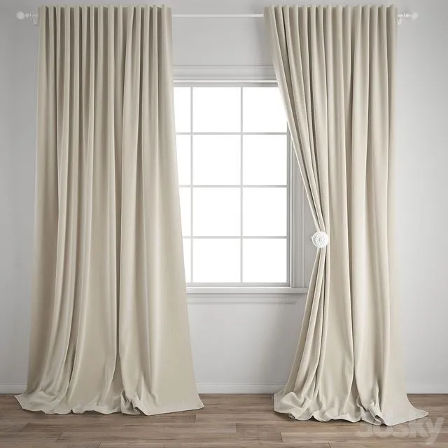 Curtain 525 3D Model Curtain 525 3D Model