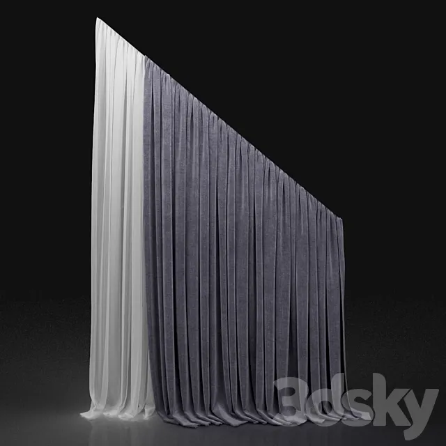 Curtain 539 3D Model Curtain 539 3D Model