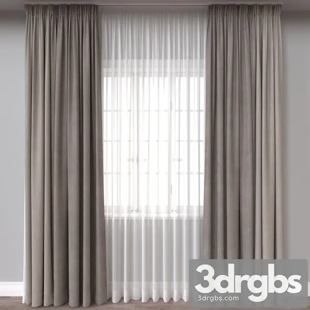 Curtain 547 2 3D Model Download