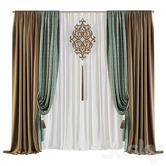 Curtain 550 3D Model Curtain 550 3D Model