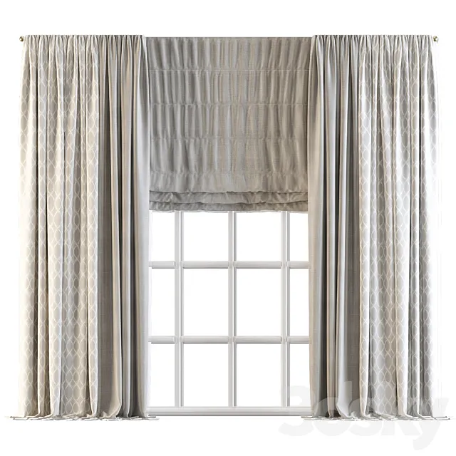 Curtain 556 3DModel Curtain 556 3DModel
