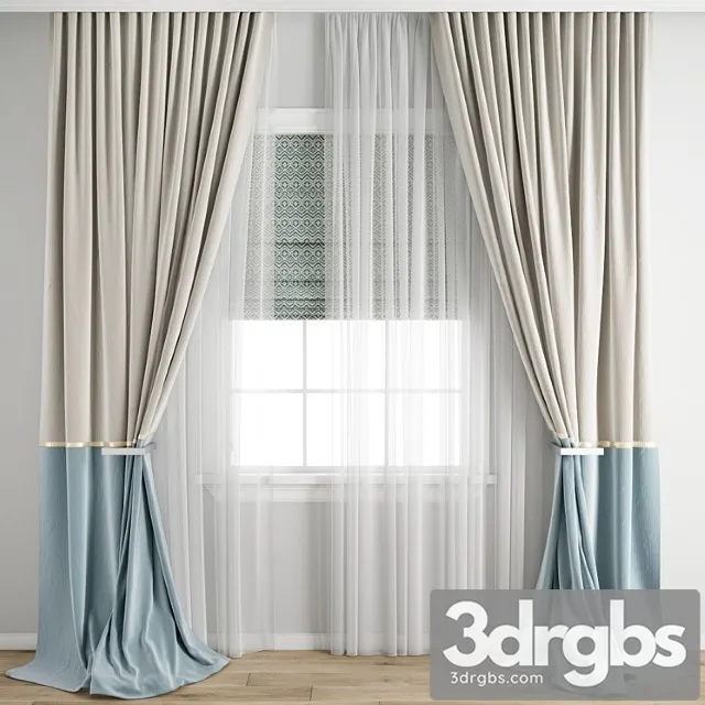 Curtain 558 1 3D Model Download