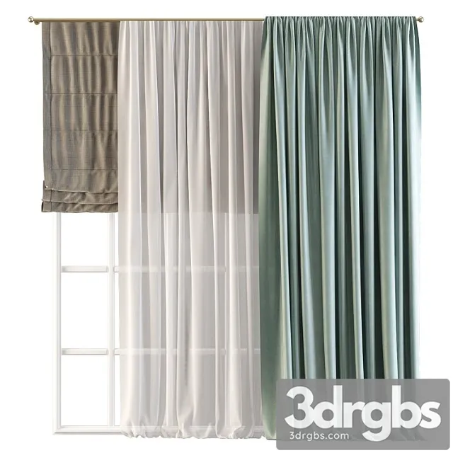 Curtain 558 3D Model Download