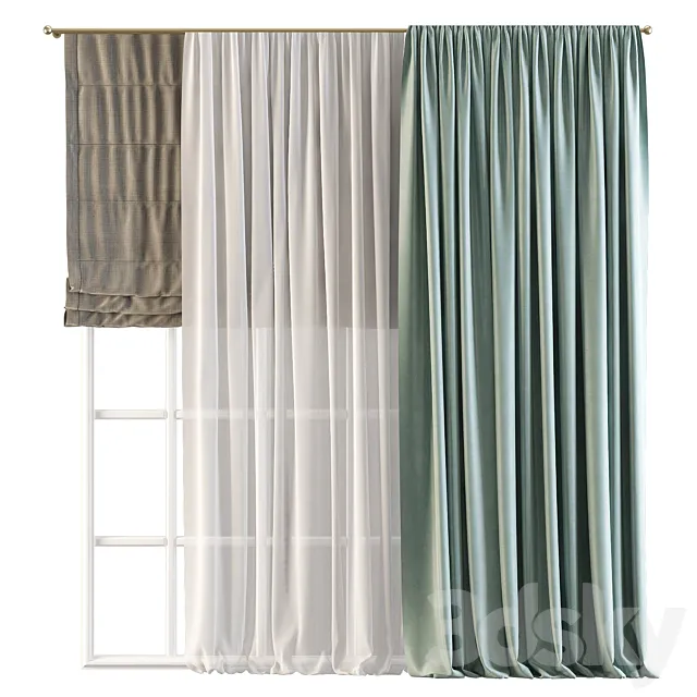 Curtain 558 3DModel Curtain 558 3DModel