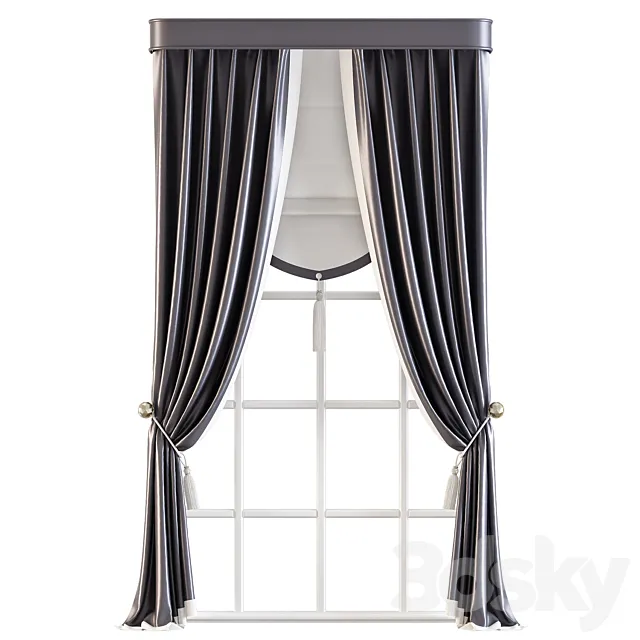 Curtain 564 3D Model Curtain 564 3D Model