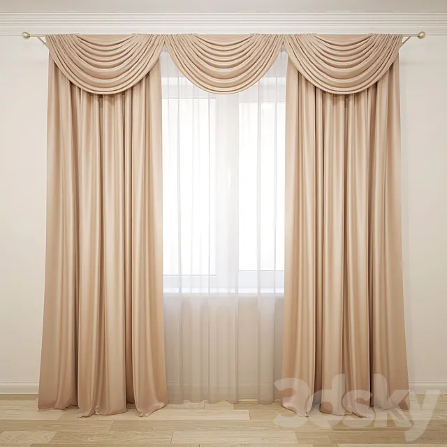 Curtain-57 3D Model Curtain-57 3D Model