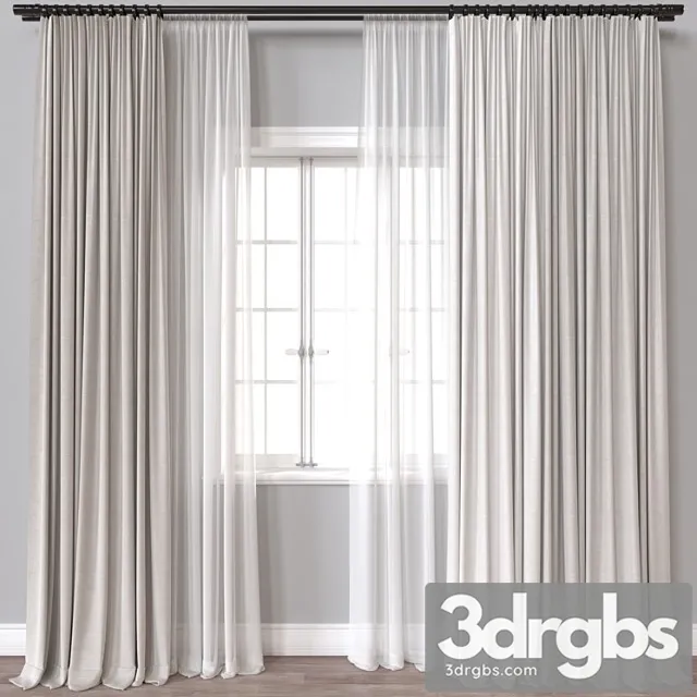 Curtain 570 2 3D Model Download
