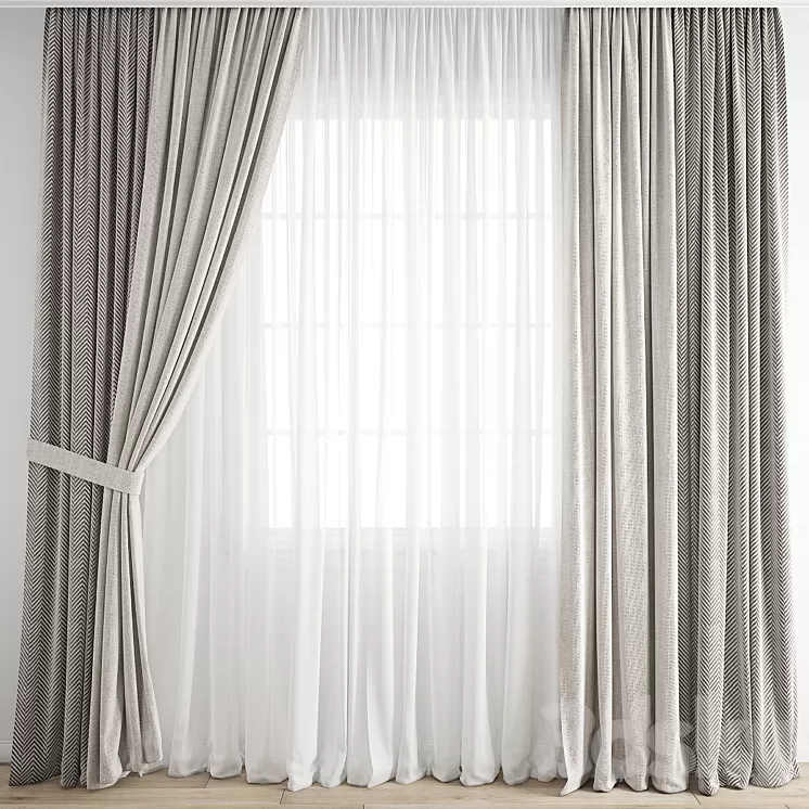 curtain 571 3D Model Free Download