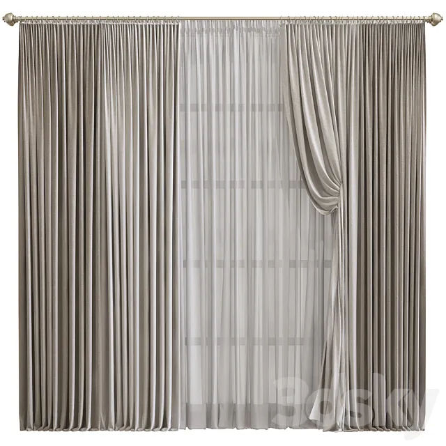 Curtain #572 3D Model Curtain #572 3D Model