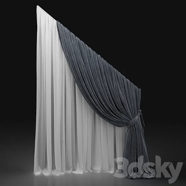 Curtain 573 3DModel Curtain 573 3DModel