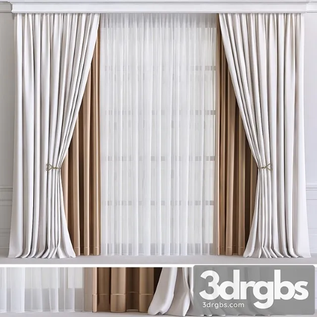 Curtain 589 3D Model Download