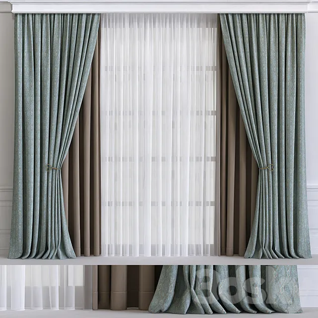 Curtain 590 3D Model Curtain 590 3D Model