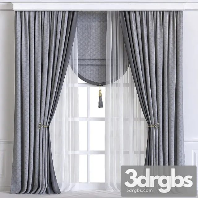 Curtain 596 3D Model Download