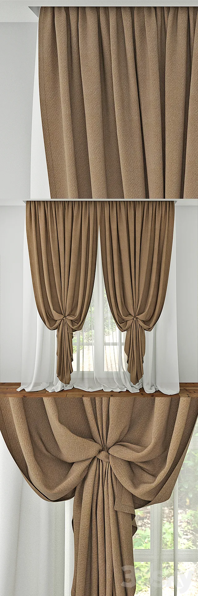 Curtain 6 3D Model