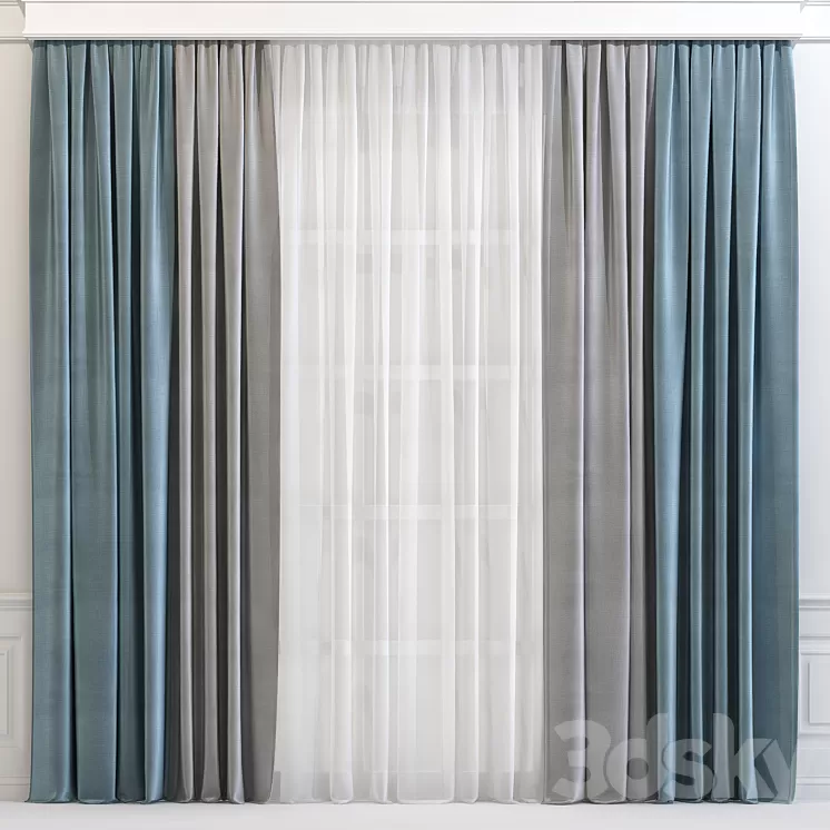 Curtain 602 3D Model Curtain 602 3D Model