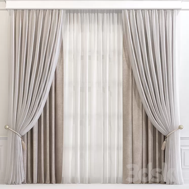 Curtain 606 3D Model Curtain 606 3D Model