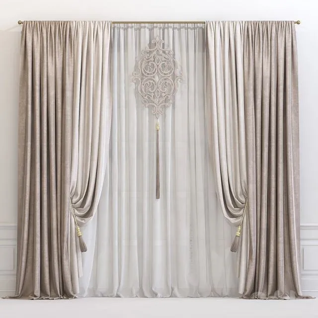 Curtain 609 3D Model Curtain 609 3D Model