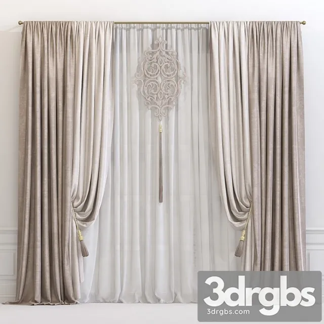 Curtain 609 3D Model Download