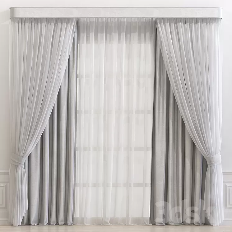 Curtain 615 3D Model Curtain 615 3D Model