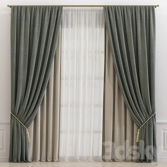 Curtain 620 3D Model Curtain 620 3D Model