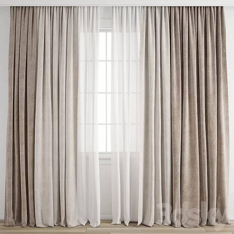 Curtain 623 3D Model