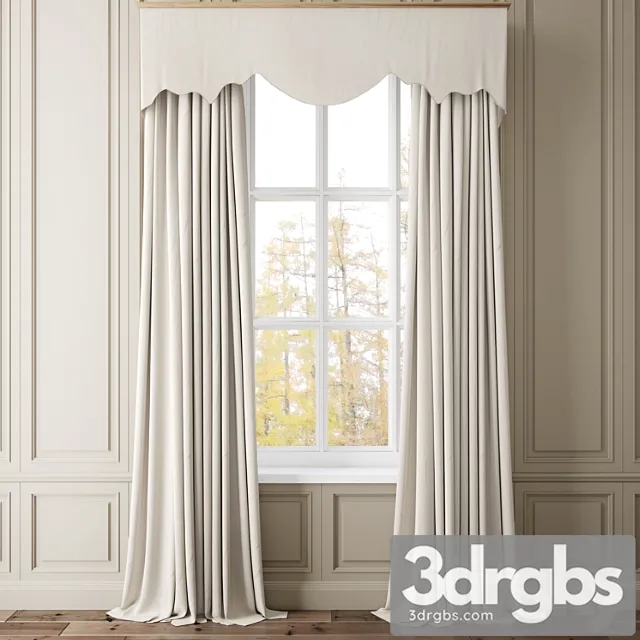 Curtain 63 1 3D Model Download