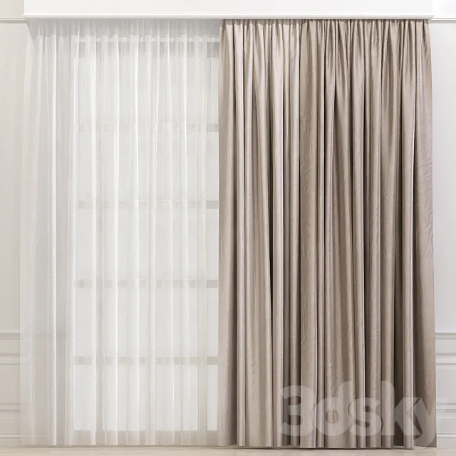 Curtain 630 3D Model Curtain 630 3D Model