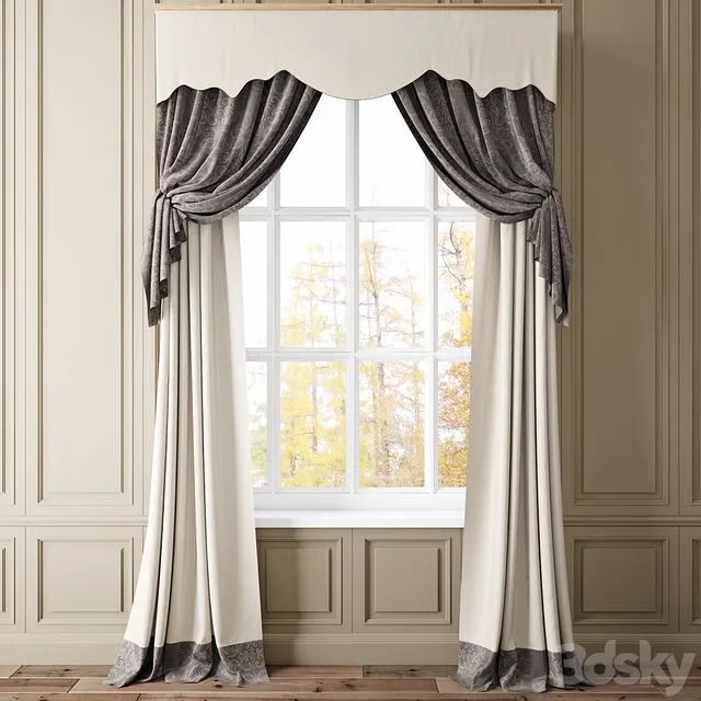 Curtain 64 3D Model