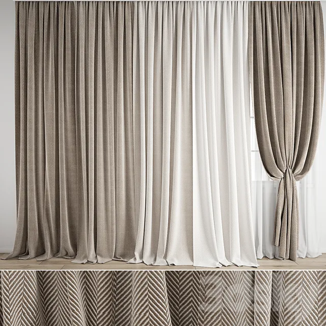 Curtain 641 3D Model