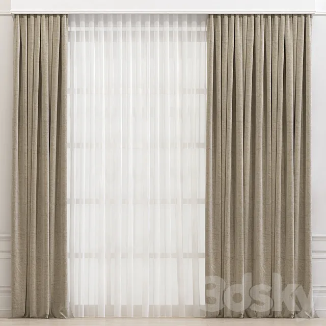 Curtain 641 3D Model Curtain 641 3D Model