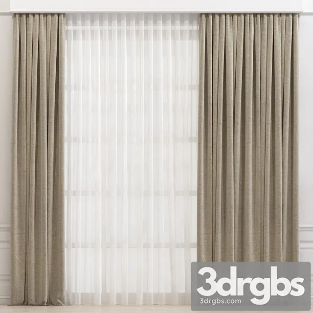 Curtain 641 3D Model Download