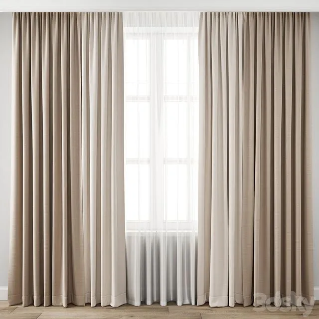 Curtain 654 3D Model Curtain 654 3D Model