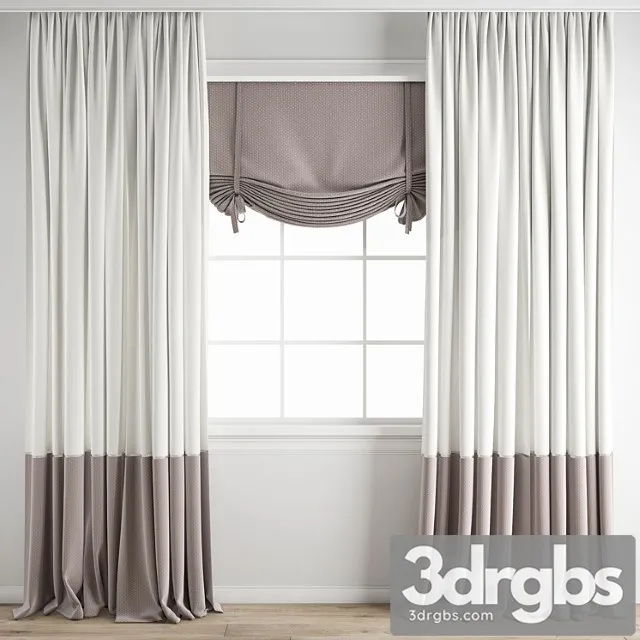 Curtain 657 2 3D Model Download